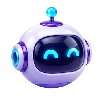 3D AI automation illustration